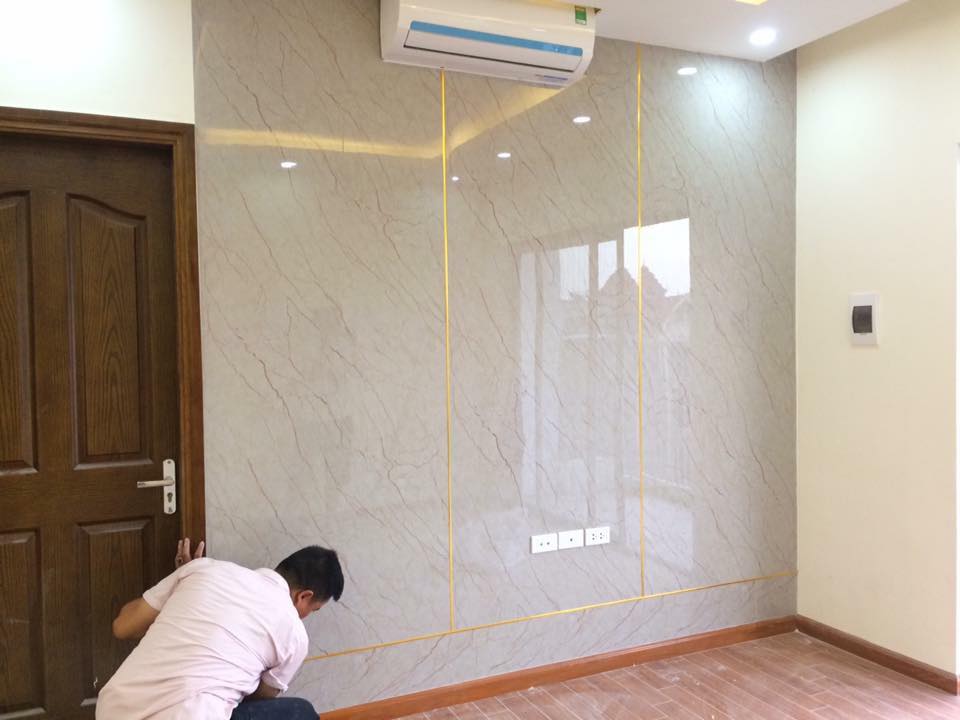 Thi công tấm nhựa ốp tường tại Hải Phòng